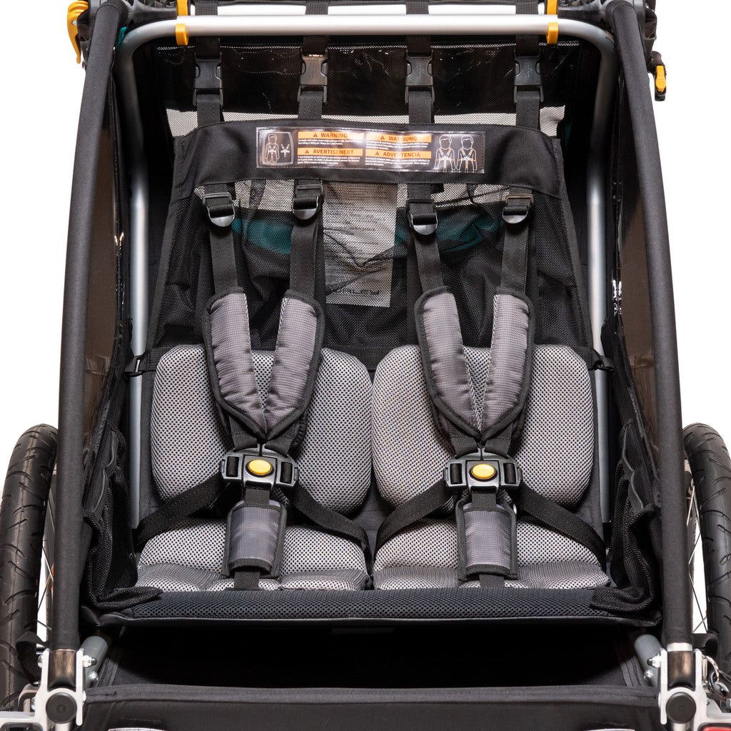 Burley Fietskar Encore X 2 Kind Turquoise - Le Coq Wielerartikelen