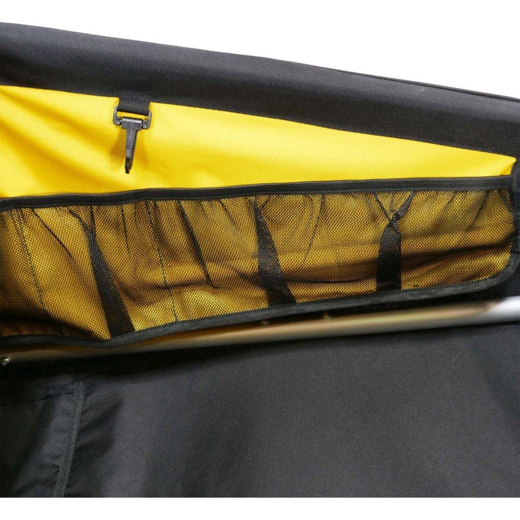 Burley Fietskar Nomad Transport Yellow / Black MY23 - Le Coq Wielerartikelen