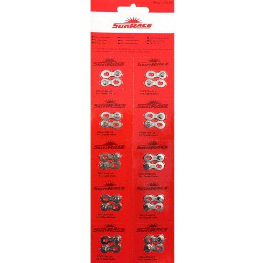 Sunrace Kettingschakel 6/7/8 Speed Connect Easy Link (10 Stuks) - Le Coq Wielerartikelen