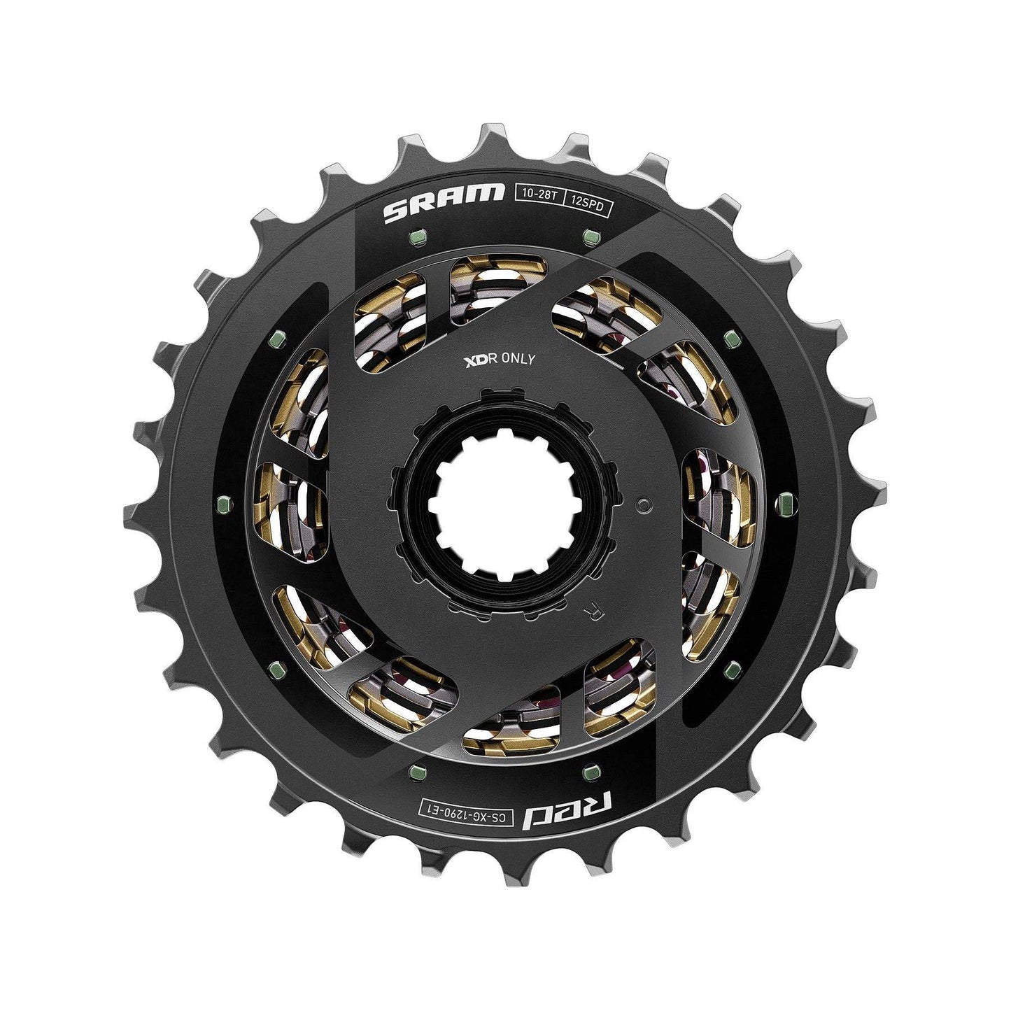 Sram Cassette 12V Xg1290 E1 Regenboog Xdr - Le Coq Wielerartikelen