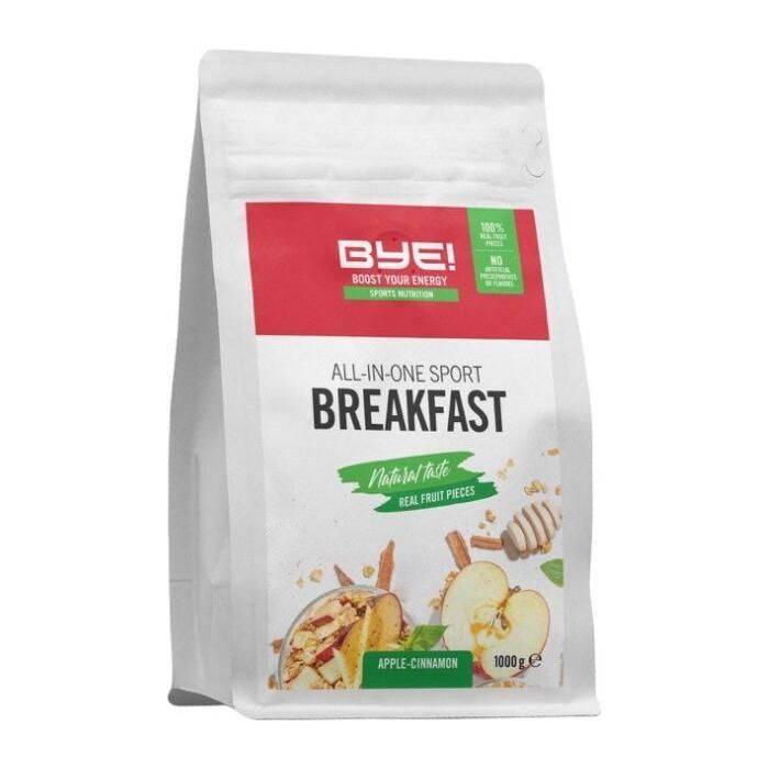 Bye! All-In-One Sport Breakfast Apple Cinnamon - 1 Kg - Le Coq Wielerartikelen