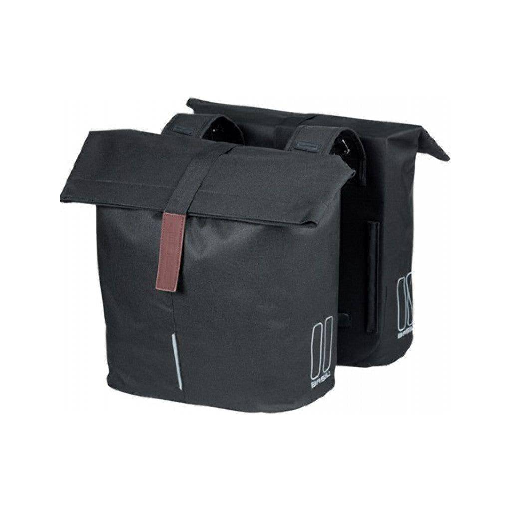 Dubbele Fietstas Basil City 28 Tot 32 Liter 30 X 18 X 49 Cm - Le Coq Wielerartikelen