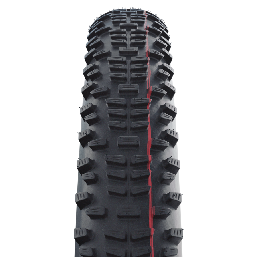 Buitenband 27.5" Schwalbe Racing Ralph TLE ADDIX Speed Super Ground 57-584 Vouwband Zwart - Le Coq Wielerartikelen