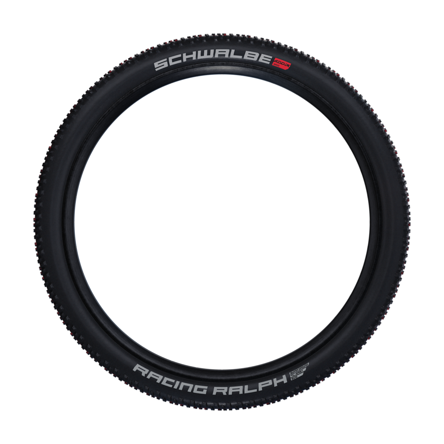Buitenband 27.5" Schwalbe Racing Ralph TLE ADDIX Speed Super Ground 57-584 Vouwband Zwart - Le Coq Wielerartikelen