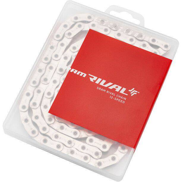 Ketting Sram Rival D1 12/13V 11/128 Flattop SolidPin Zilver 120 Schakels - Le Coq Wielerartikelen
