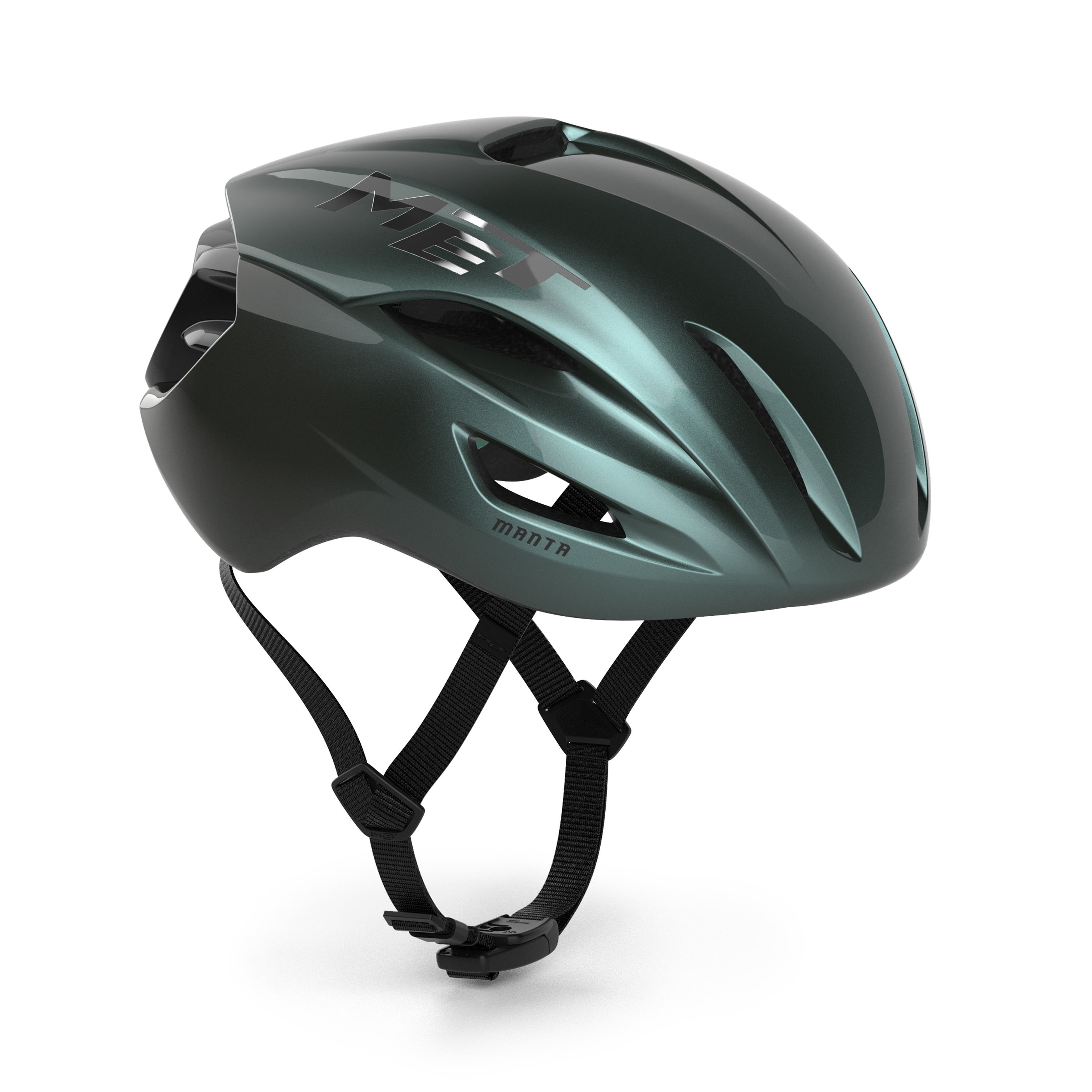 MET Manta Mips racefietshelm met aerodynamisch ontwerp en verstelbare straps, geschikt voor wielrennen en veiligheid