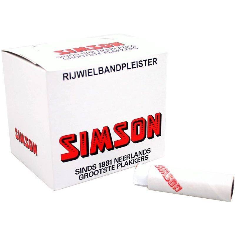 Simson Bandreparatie Pleister Rol 7*20Cm (25 Stuks) - Le Coq Wielerartikelen