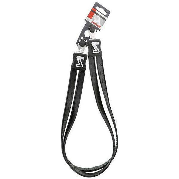 Simson Snelbinder Duo Rubber Met 2 Binders - Zwart - Le Coq Wielerartikelen