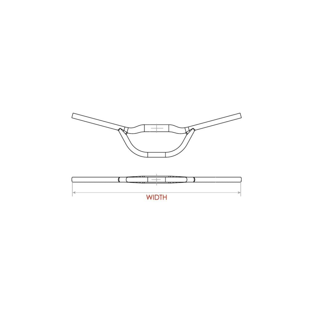 Satori Lenker Falcon Aero Ø31.8Mm / B=700Mm - Matt Schwarz