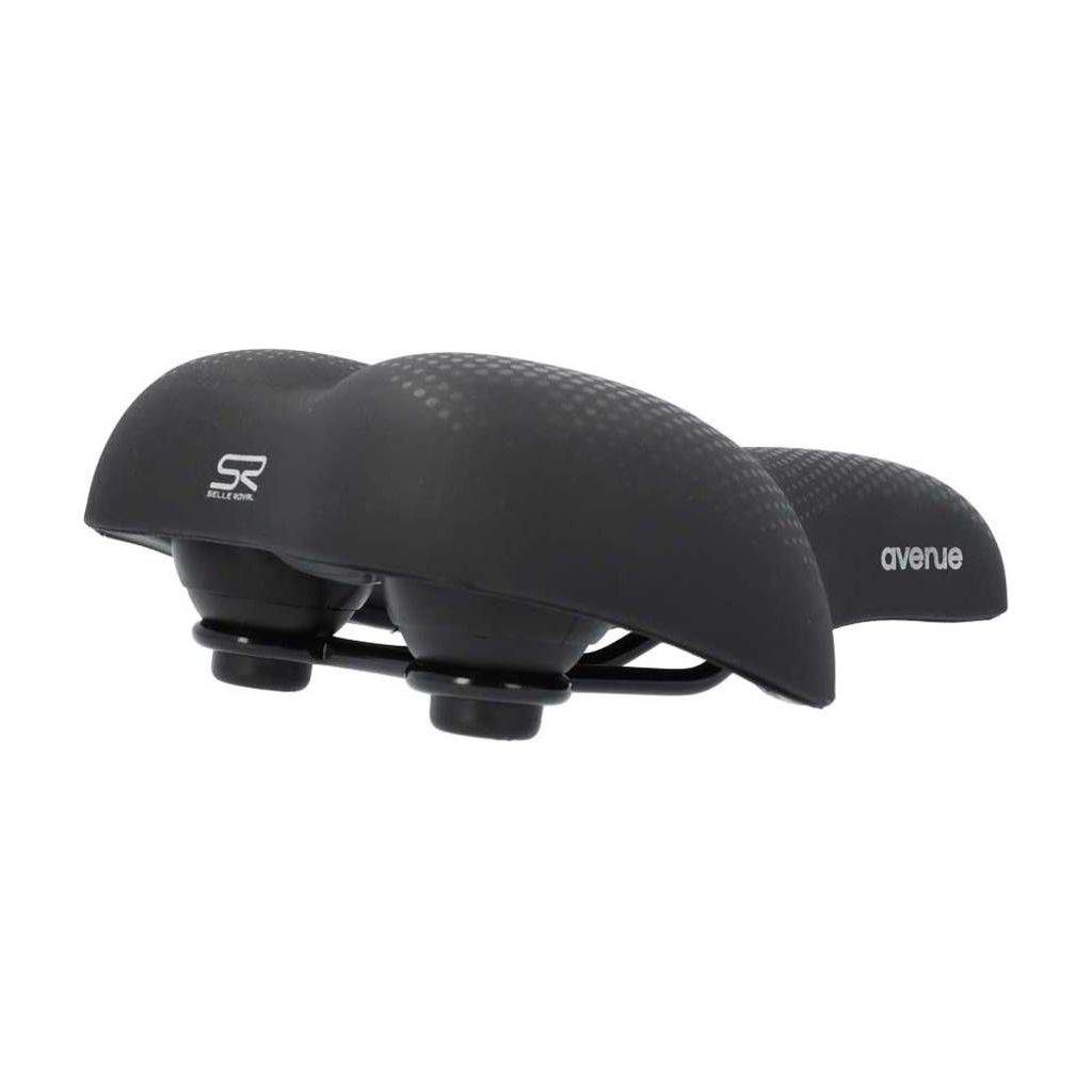 Selle Royal Fietszadel Avenue Relaxed - Zwart - Le Coq Wielerartikelen