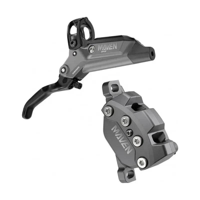 Sram Rem Maven Bronze A1 Db Dm zwart, hydraulische schijfremmen voor MTB, 950 mm, aluminium, front, zicht op remkabel en caliper