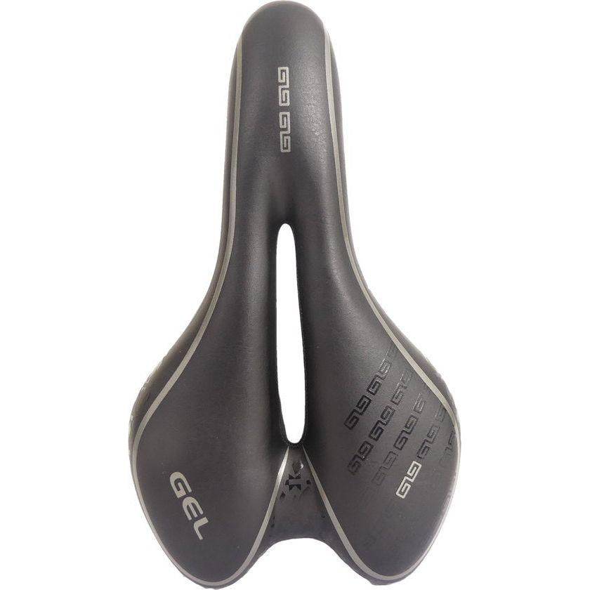 Edge Fietszadel Umbria Gel - Zwart - Le Coq Wielerartikelen