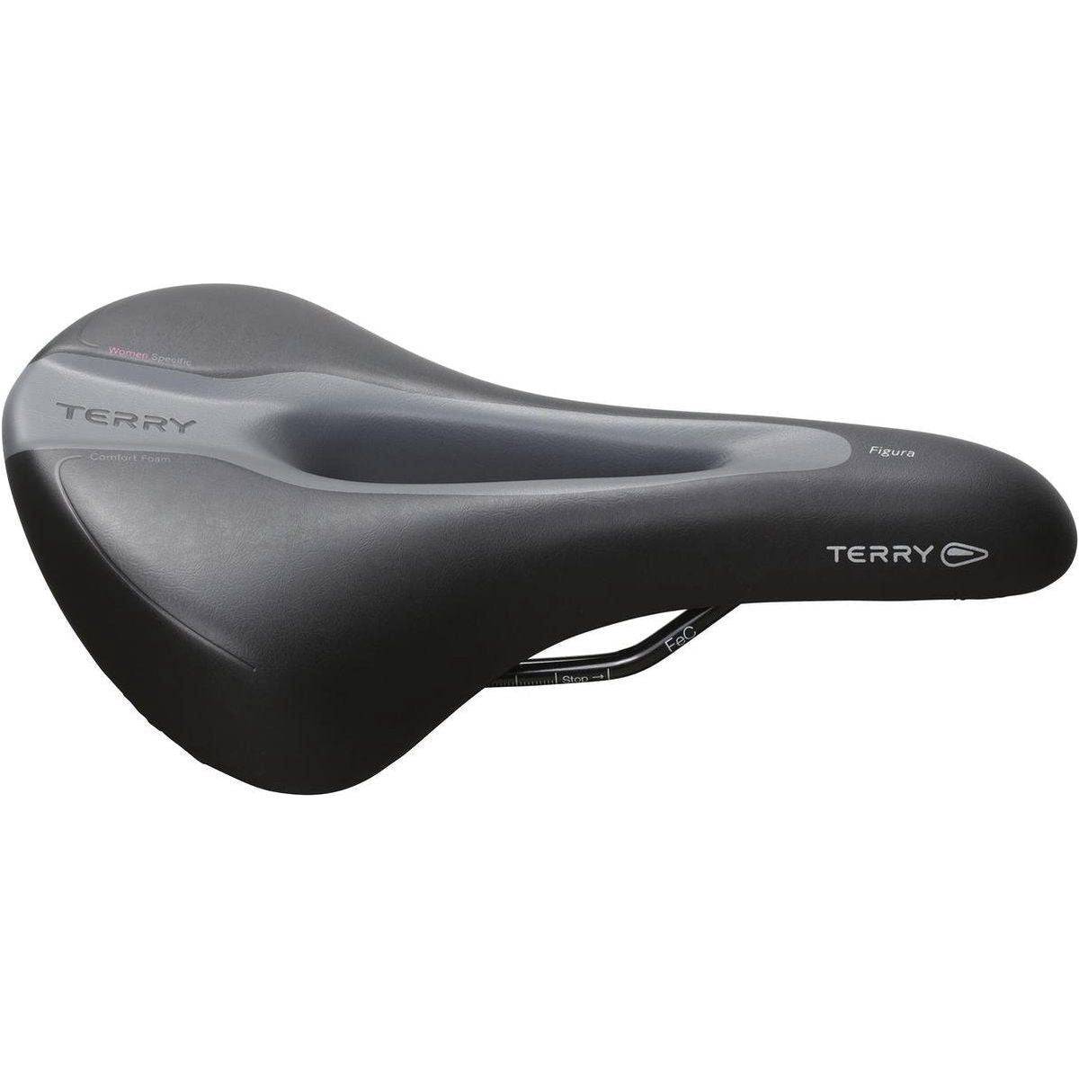 Terry Fietszadel Figura Dames - Zwart - Le Coq Wielerartikelen
