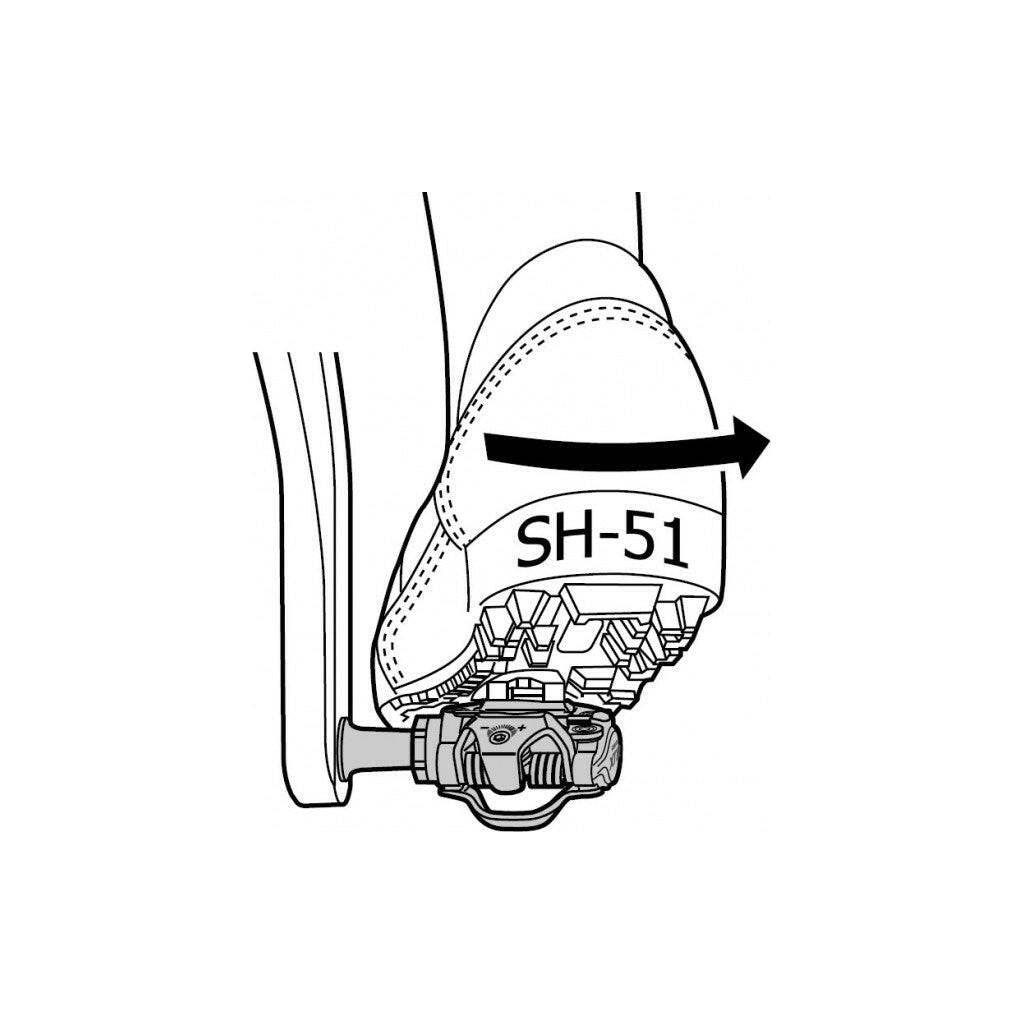 Shimano Spd Sm-Sh51 Schoenplaatjes - Le Coq Wielerartikelen