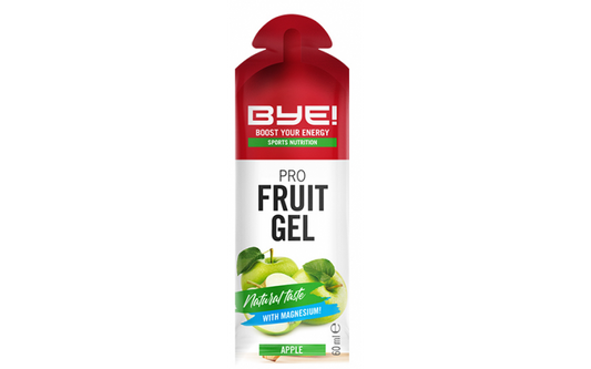 BYE! Pro Fruit Sportgels Appel - 60 ml (doos á 12 stuks)