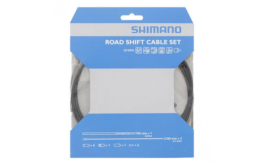 Derailleur kabelset Shimano Race RVS - zwart