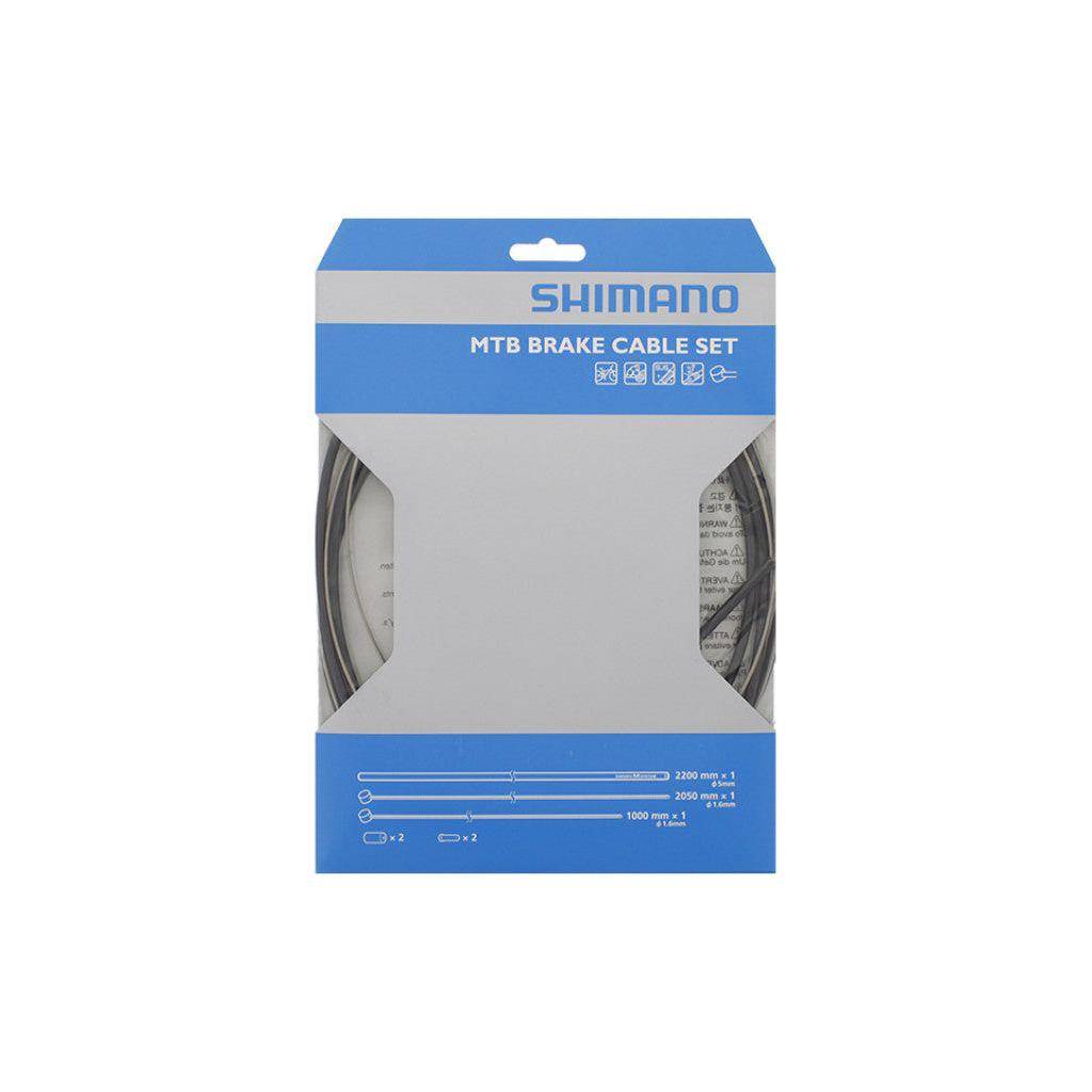 Shimano Mtb Rvs Remkabelset - Zwart - Le Coq Wielerartikelen