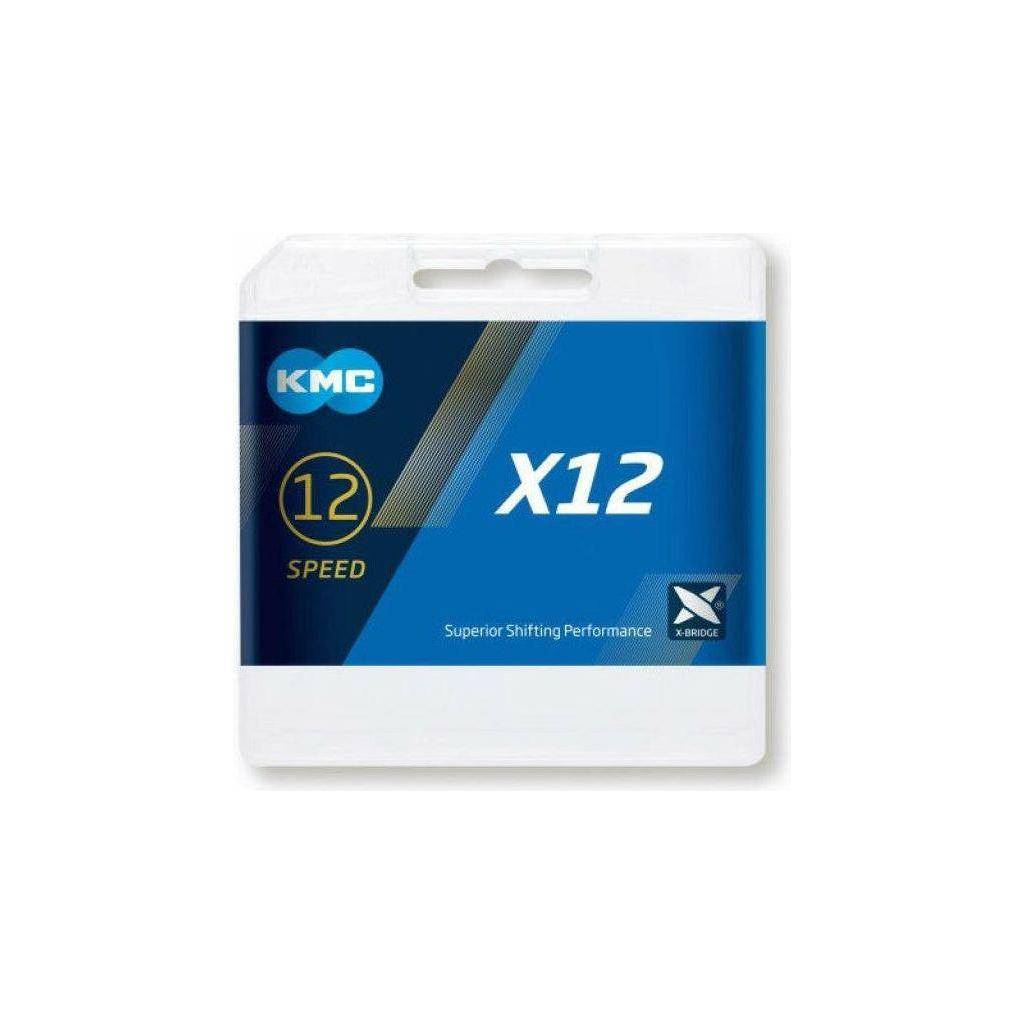Ketting KMC X12 12V 11/128 Zilver 126 Schakels - Le Coq Wielerartikelen