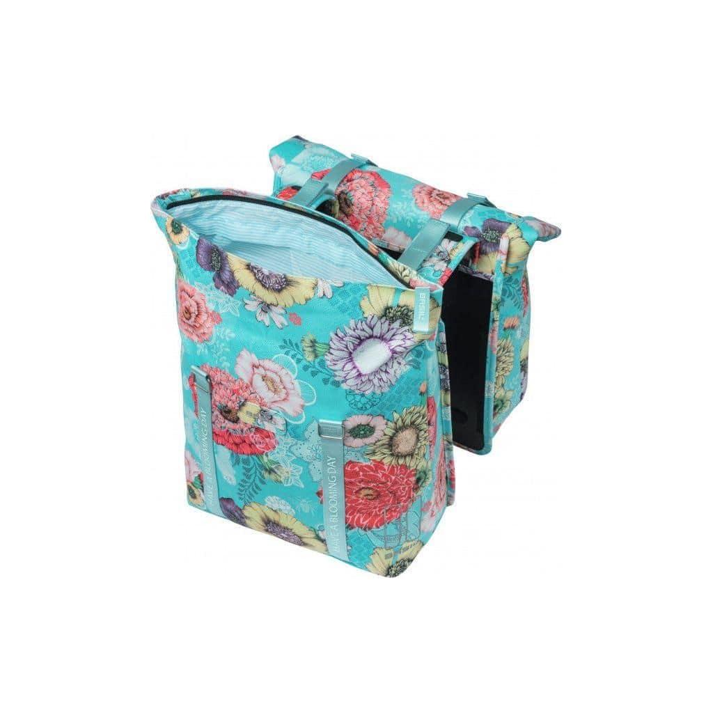 Dubbele Fietstas Basil Bloom Field Double 35 Liter 30 X 15 X 33 Cm - Le Coq Wielerartikelen