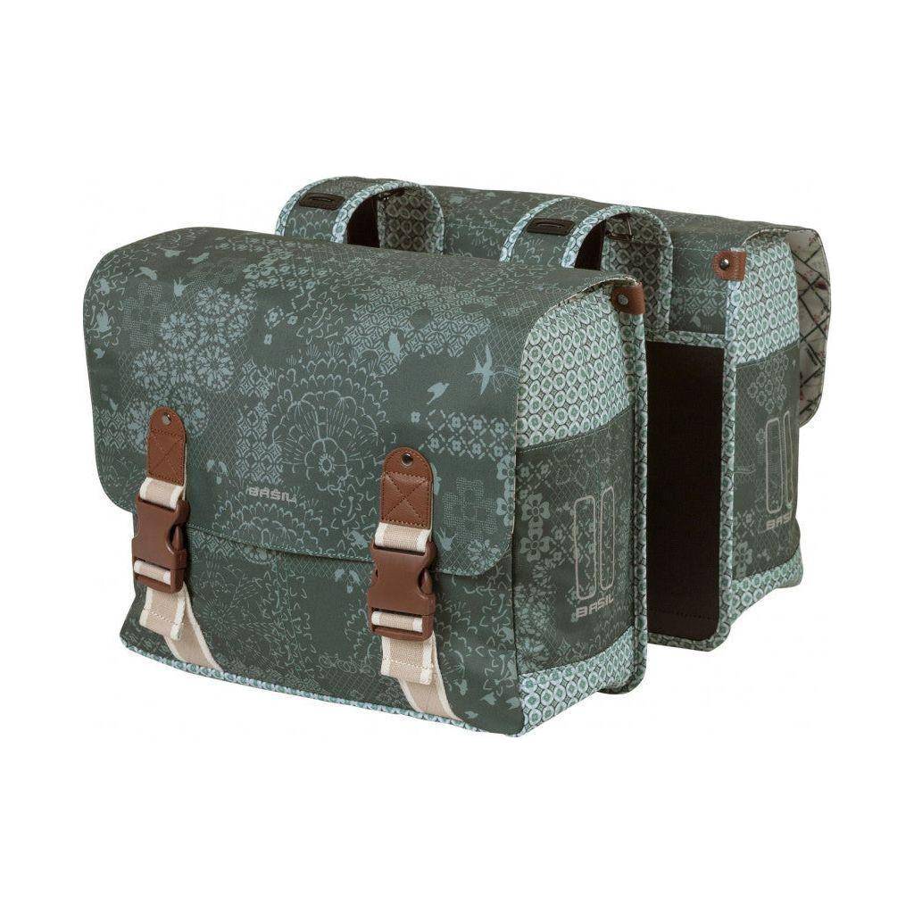 Dubbele Fietstas Basil Bohème Carry All 35 Liter 37 X 15 X 37 Cm - Le Coq Wielerartikelen