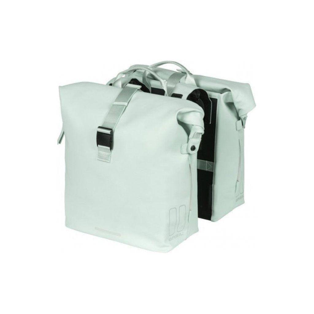 Dubbele Fietstas Basil Soho Nordlicht 41 Liter 31 X 13 X 37 Cm - Le Coq Wielerartikelen