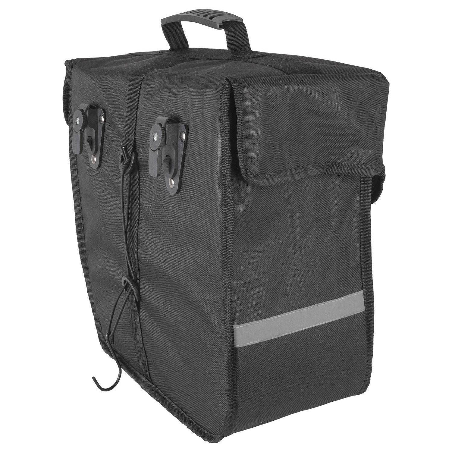 M-Wave Enkele Fietstas Rechts Amsterdam - 18 Liter - Zwart - Le Coq Wielerartikelen