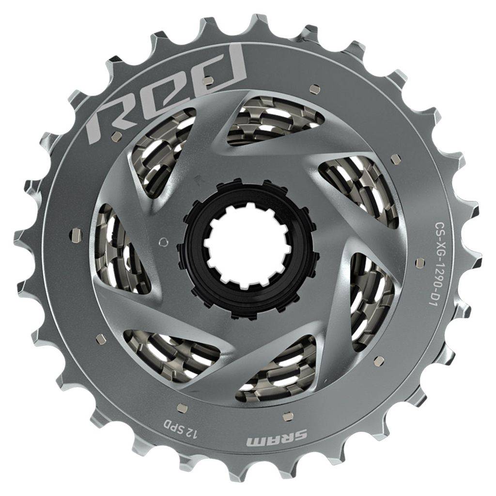 Sram Xg1290 D1 Cassette Xdr 12 Speed 10-28T Zilver - Le Coq Wielerartikelen