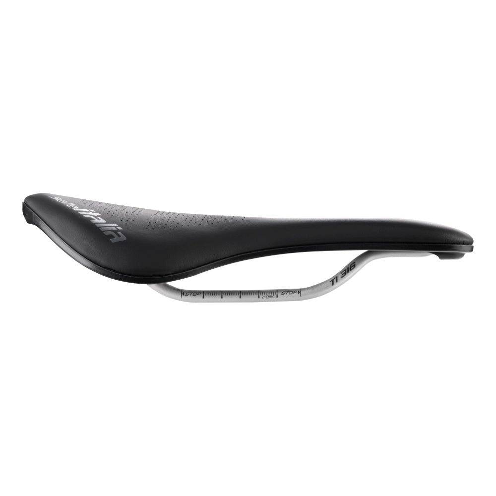 Selle Italia Fietszadel Novus Evo Boost Superflow Titanium L3 Zwart - Le Coq Wielerartikelen