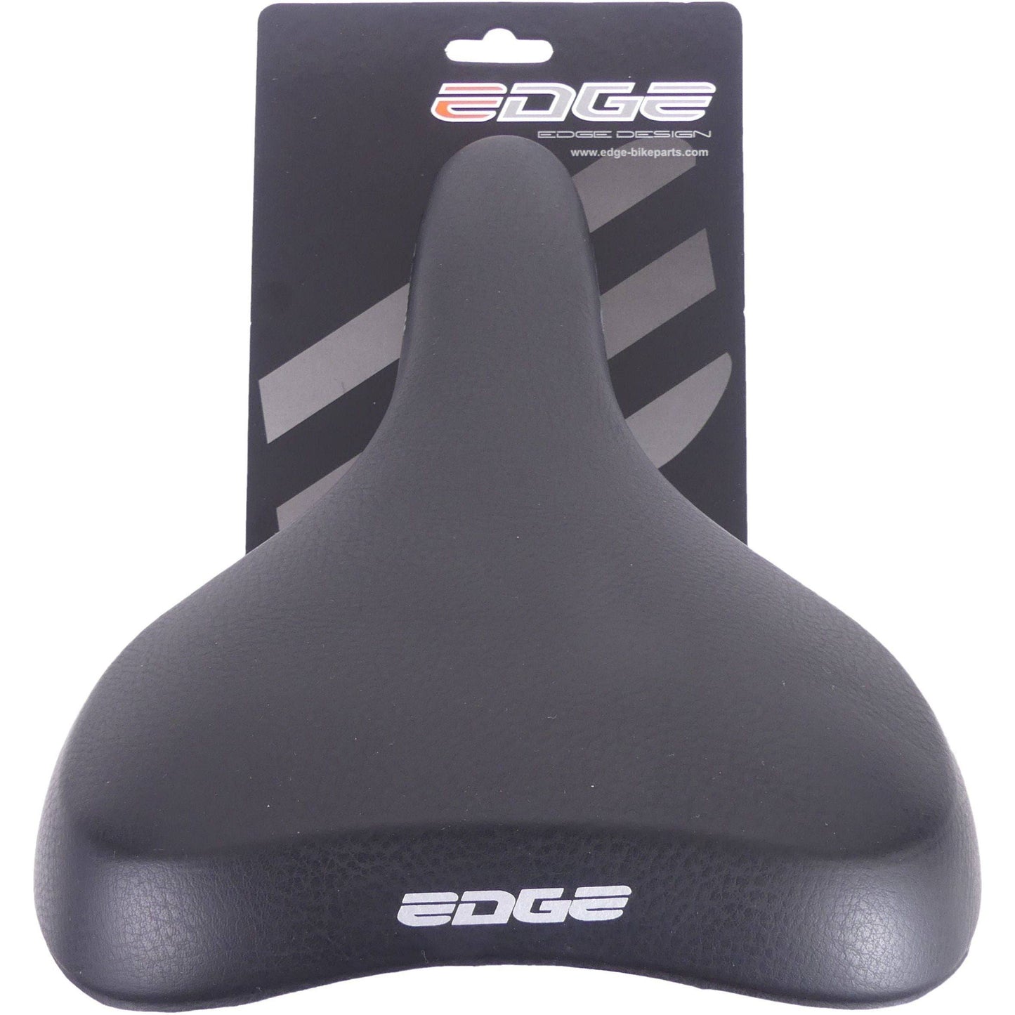 Edge Fietszadel Towny - Zwart - Memoryfoam - Le Coq Wielerartikelen