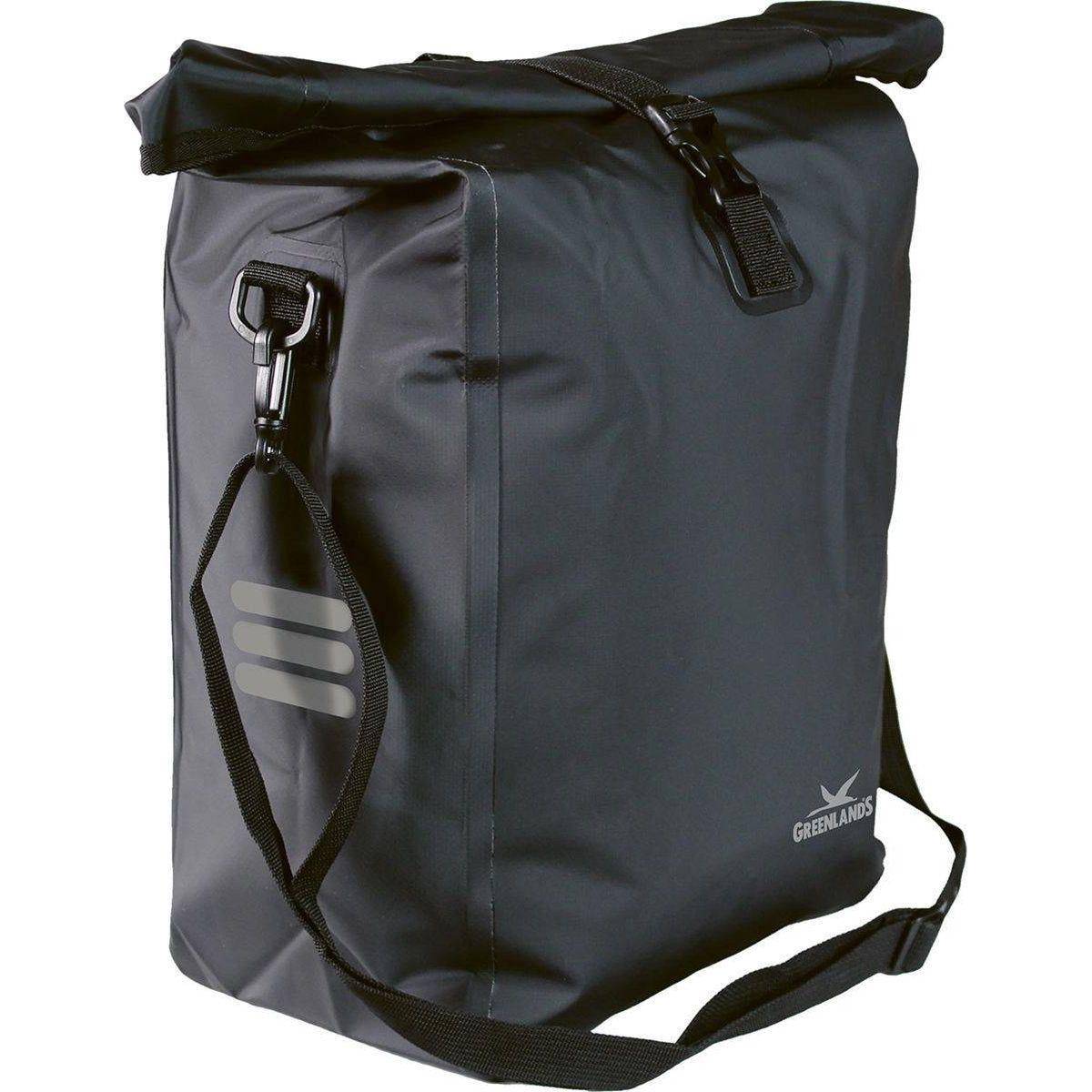 Greenlands Fietstas Waterproof Large 23 Liter 31 X 50 X 15 Cm - Zwart - Le Coq Wielerartikelen