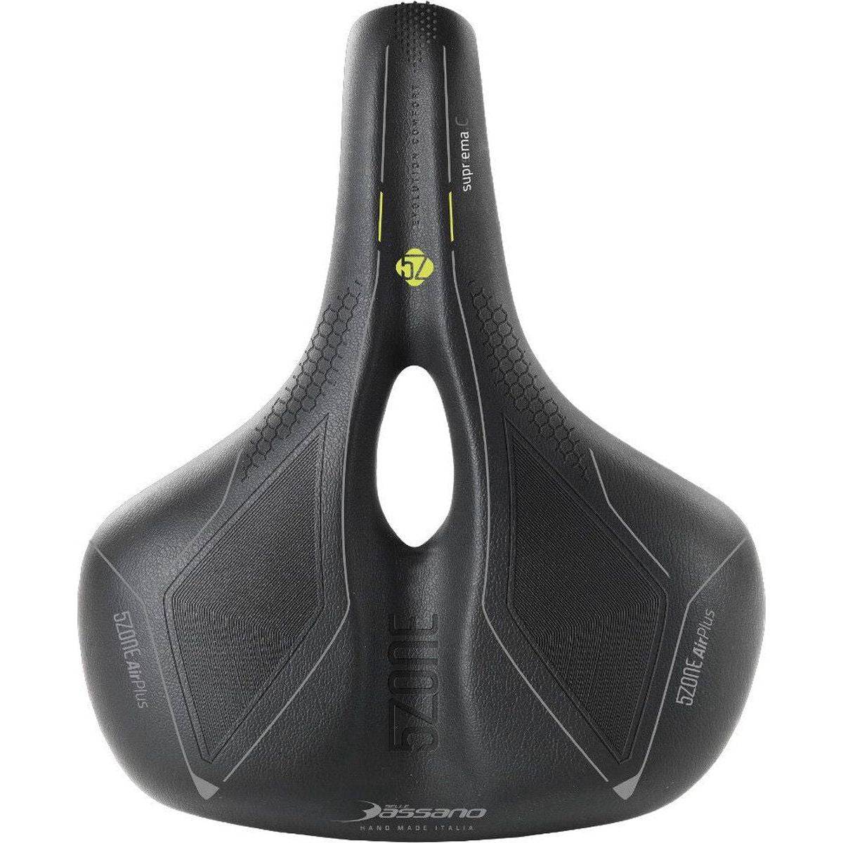 Selle Bassano Fietszadel Suprema 5Zone El Stad - Zwart - Le Coq Wielerartikelen