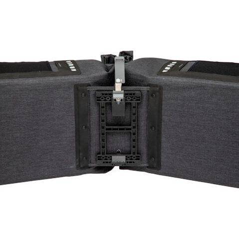 New Looxs Dubbele Fietstas Varo Mik 40 Liter 28 X 43 X 17 Cm (X2) Grijs - Le Coq Wielerartikelen