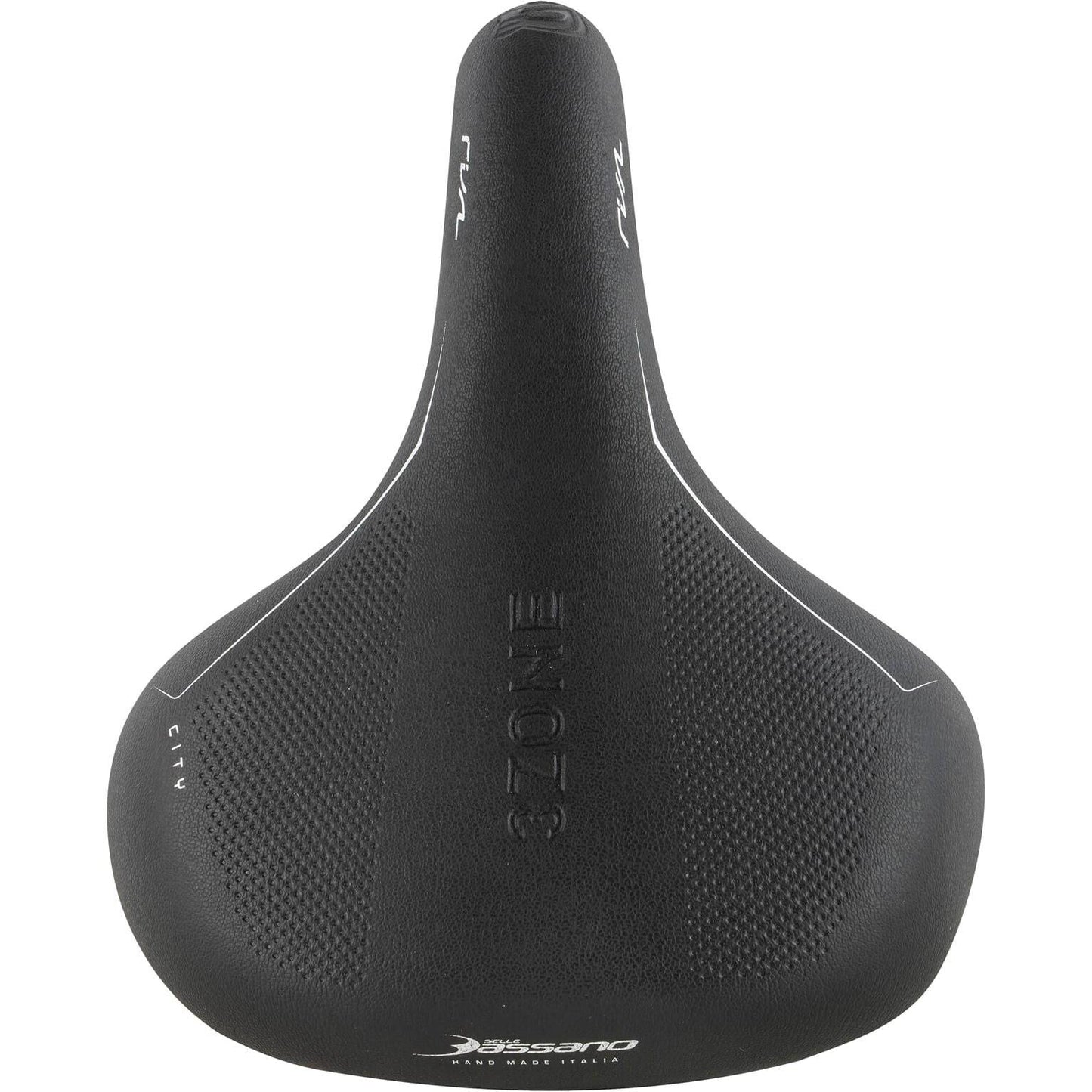 Selle Bassano Fietszadel Rivale 3Zone City Zwart - Le Coq Wielerartikelen