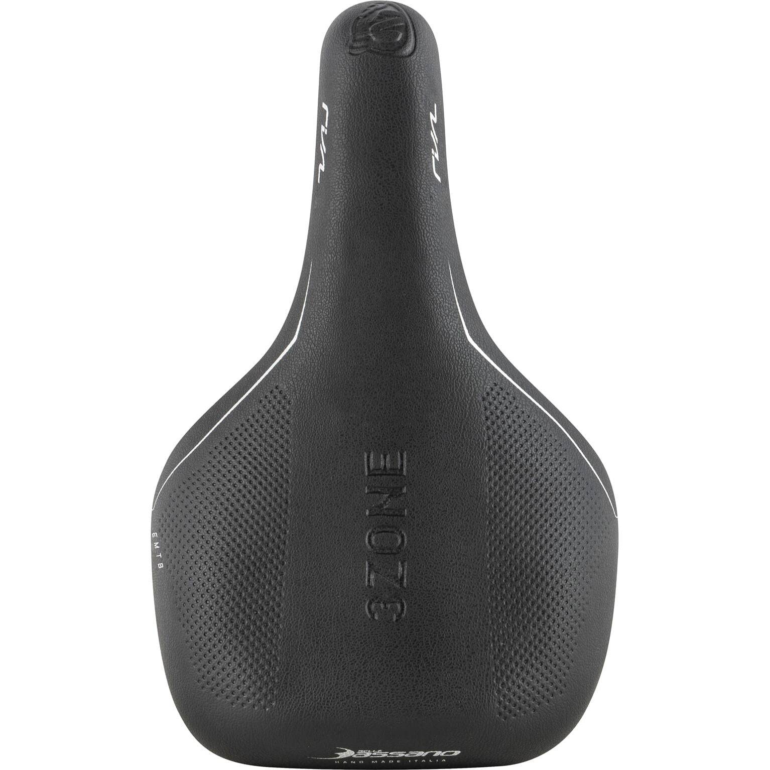 Selle Bassano Fietszadel Rivale 3Zone Sport Zwart+Achterlicht - Le Coq Wielerartikelen