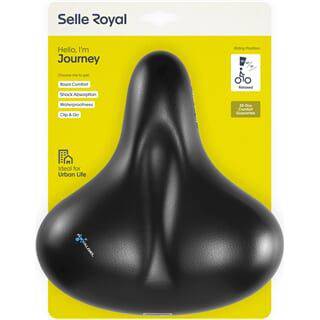 Selle Royal Fietszadel Journey Zwart - Le Coq Wielerartikelen