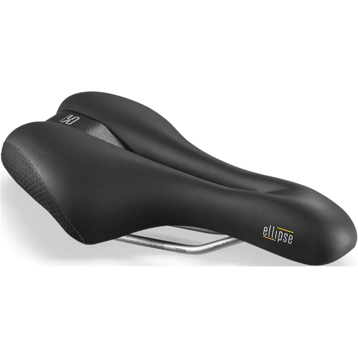 Selle Royal Fietszadel Ellipse Athletic Zwart - Le Coq Wielerartikelen