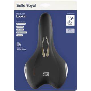Selle Royal Fietszadel Look In Athletic Zwart - Le Coq Wielerartikelen