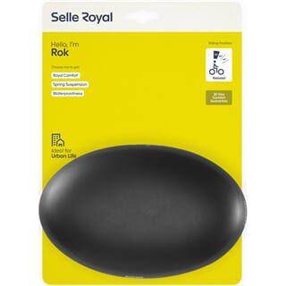 Selle Royal Fietszadel Rok Zwart - Le Coq Wielerartikelen