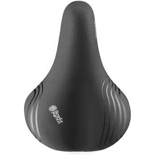 Selle Royal Fietszadel Roomy Moderate Zwart - Le Coq Wielerartikelen