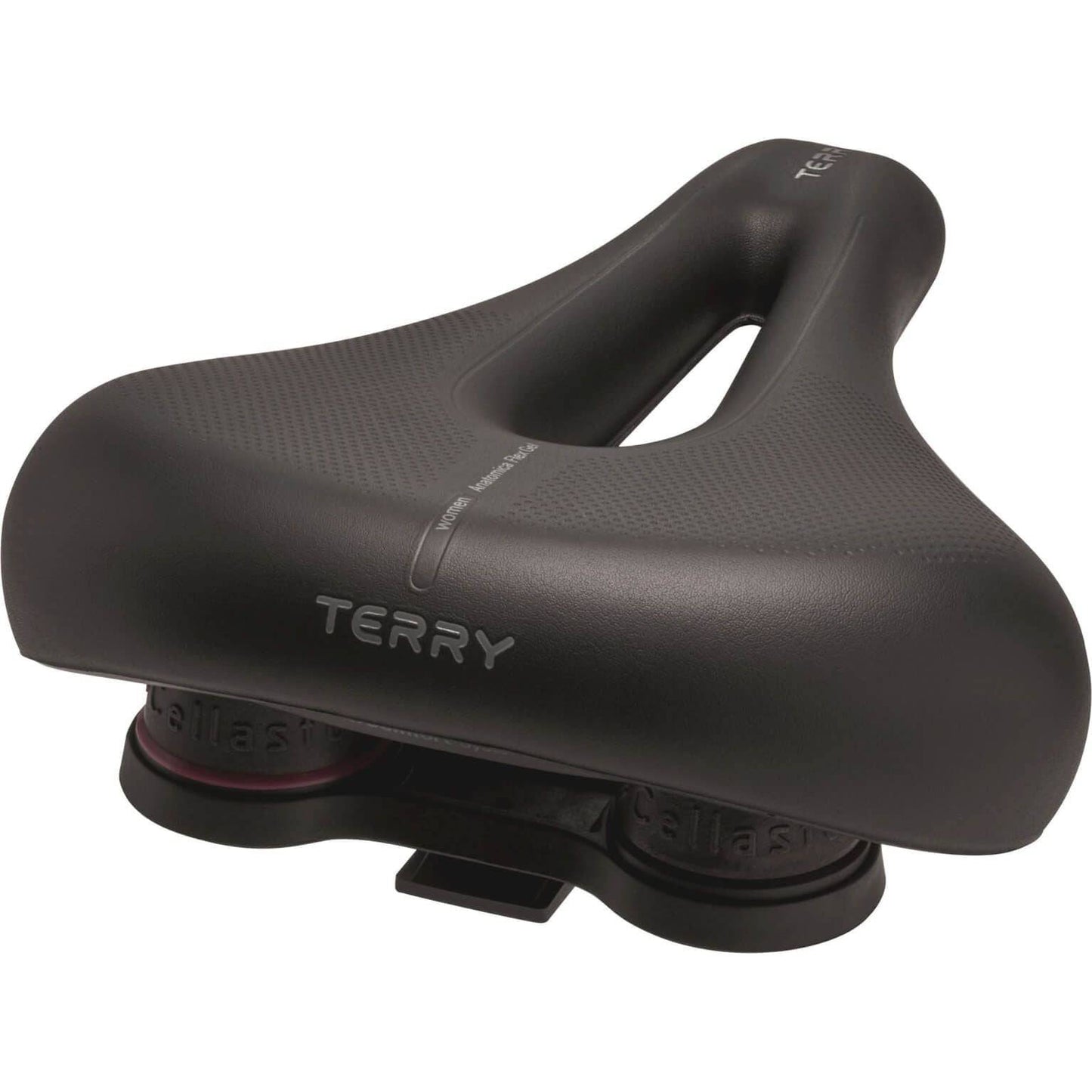 Terry Fietszadel Anatomica Flex Gel Dames - Zwart - Le Coq Wielerartikelen