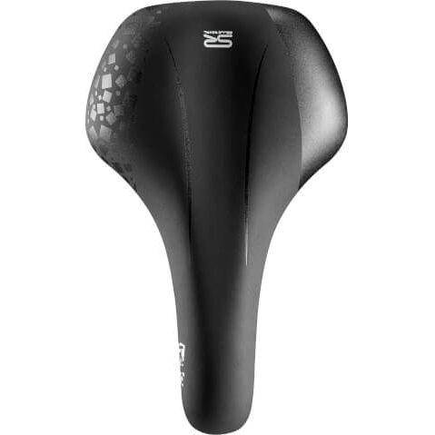 Selle Royal Fietszadel Hello 24 1704 Zwart - Le Coq Wielerartikelen
