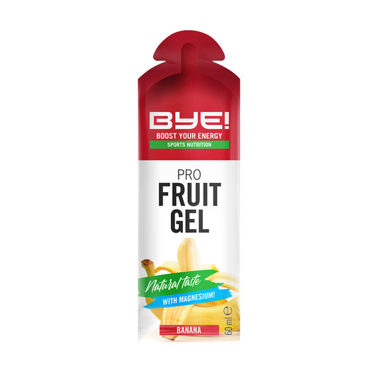 BYE! Pro Fruit Sportgels Banana - 60 ml (doos á 12 stuks)