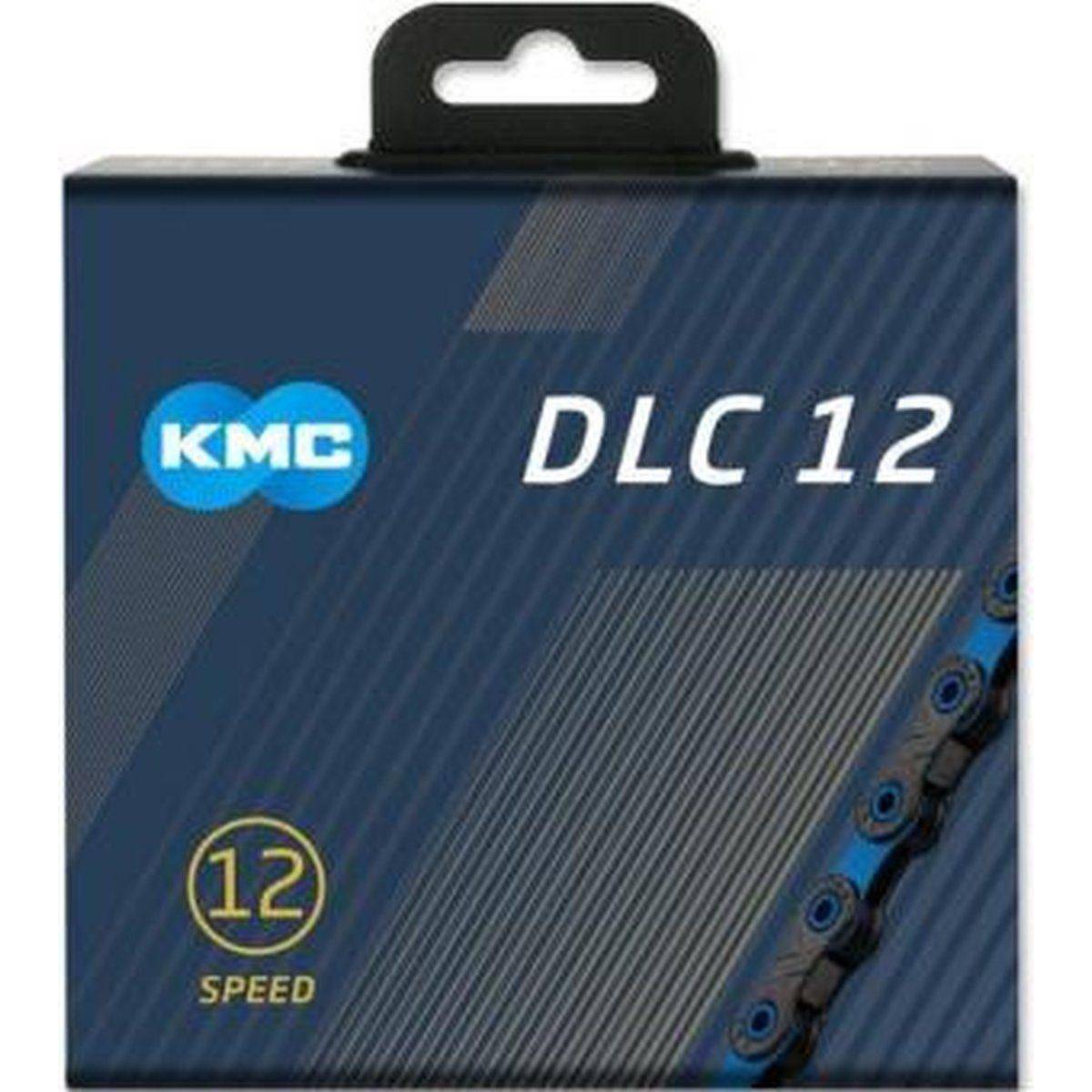 Kmc Fietsketting Dlc12 Zwart/Blauw 126 Schakels - Le Coq Wielerartikelen