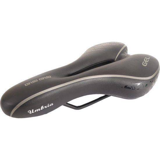 Edge Fietszadel Umbria Gel - Zwart - Le Coq Wielerartikelen