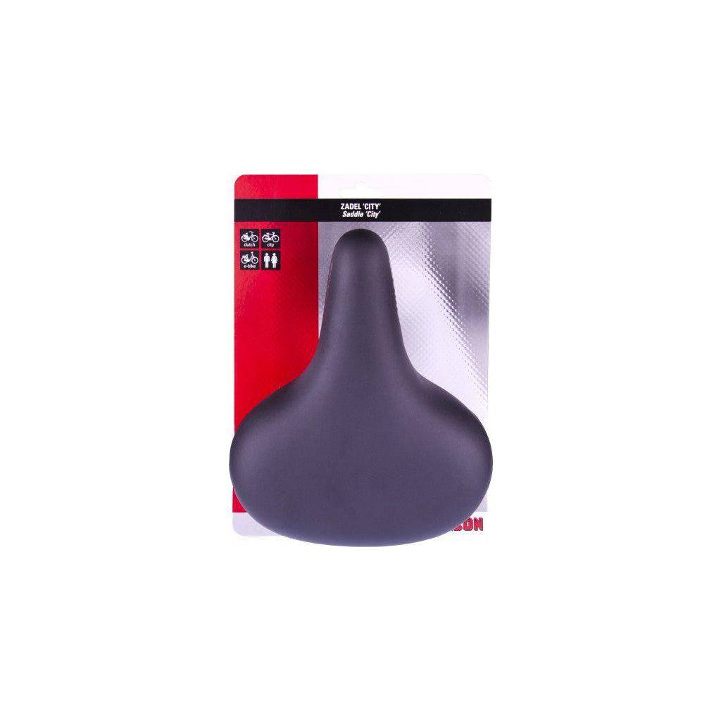 Simson Fietszadel Stad - Zwart - Le Coq Wielerartikelen