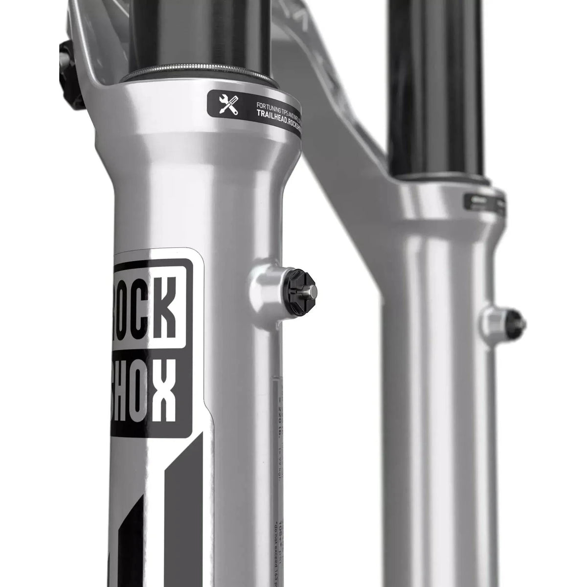 RockShox Pike voorvork voor mountainbikes, silver kleur, 29 inch, 140 mm veerweg, verstelbaar, geschikt voor MTB fietsen