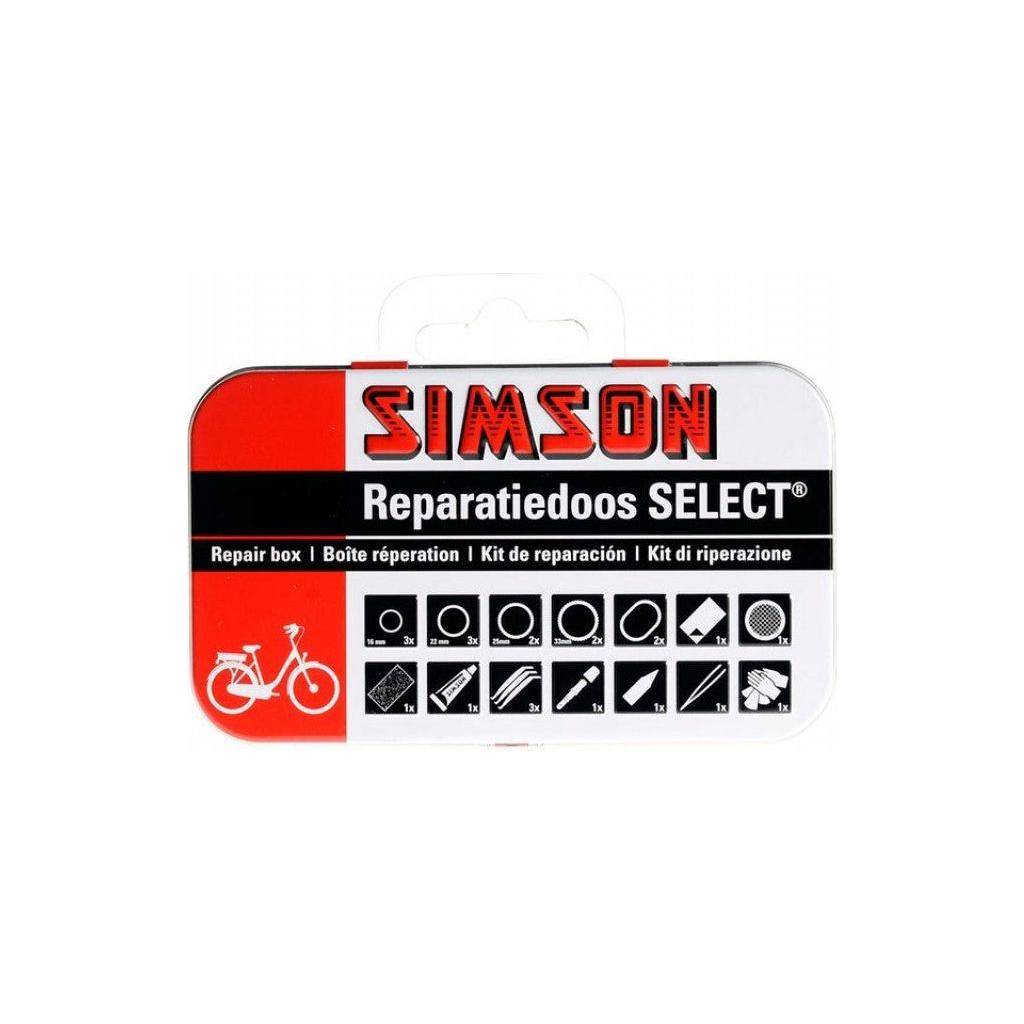 Simson Bandenreparatiedoos "Select" - Le Coq Wielerartikelen