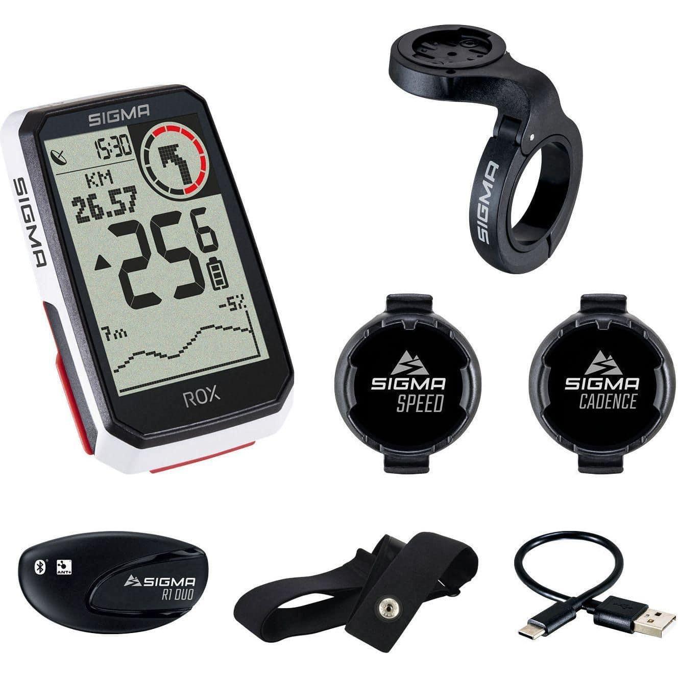 Sigma Gps Fietscomputer Rox 4.0 Gps Hr + Cadans Set - Le Coq Wielerartikelen