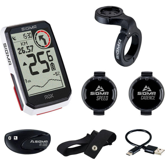 Sigma Gps Fietscomputer Rox 4.0 Gps Hr + Cadans Set - Le Coq Wielerartikelen