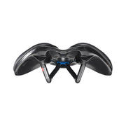 Zwart Selle Italia Novus Evo Boost TM Superflow racefiets- en MTB-zadel met Manganese L3-constructie, achterkant, comfortabel en lichtgewicht